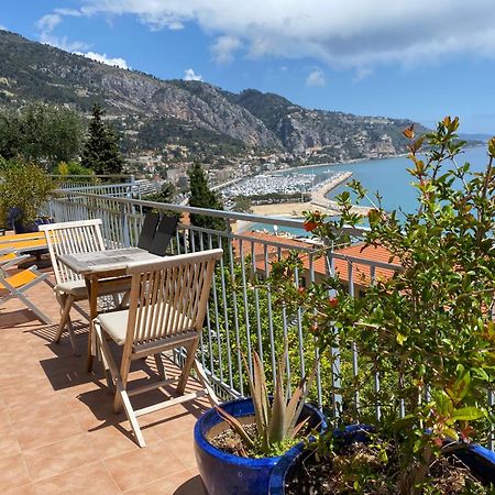 Villa L'Ensoleillee Vue Panoramique Mer, 250 M De La Plage Et Du Centre Ville Ментона Екстериор снимка
