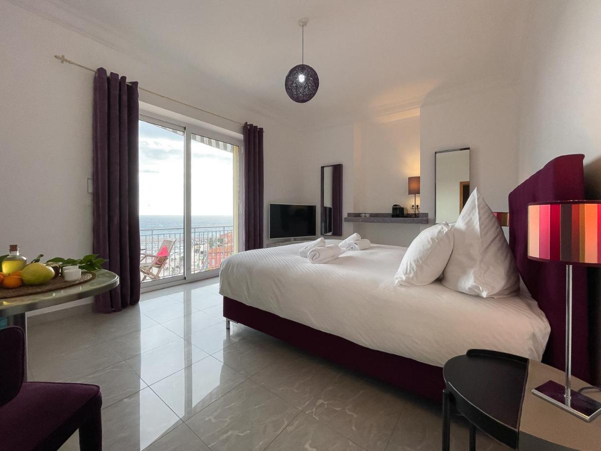 Villa L'Ensoleillee Vue Panoramique Mer, 250 M De La Plage Et Du Centre Ville Ментона Екстериор снимка