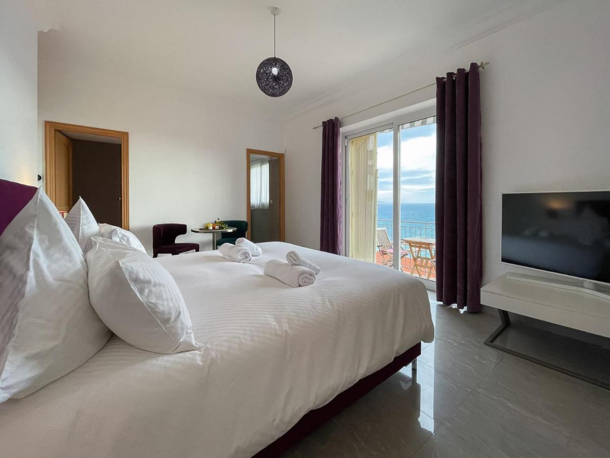 Villa L'Ensoleillee Vue Panoramique Mer, 250 M De La Plage Et Du Centre Ville Ментона Екстериор снимка