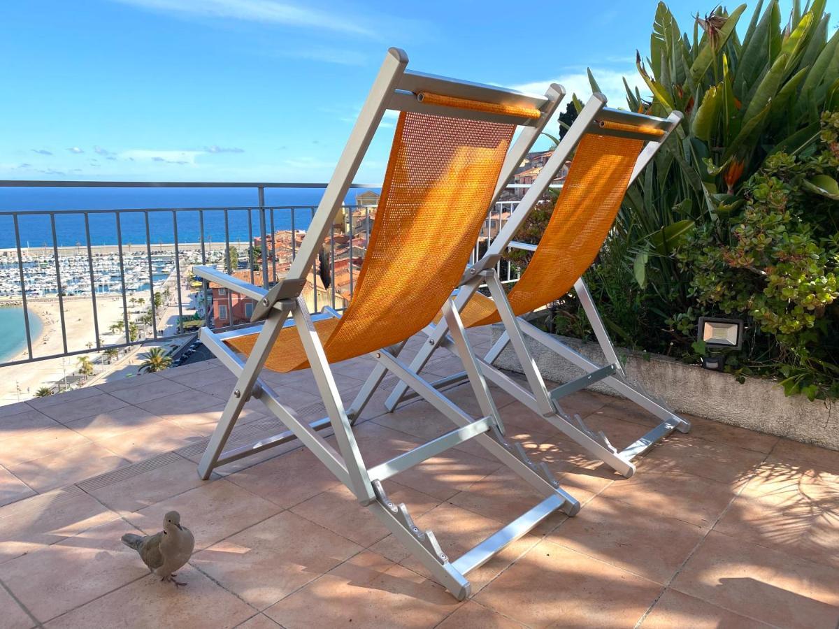 Villa L'Ensoleillee Vue Panoramique Mer, 250 M De La Plage Et Du Centre Ville Ментона Екстериор снимка